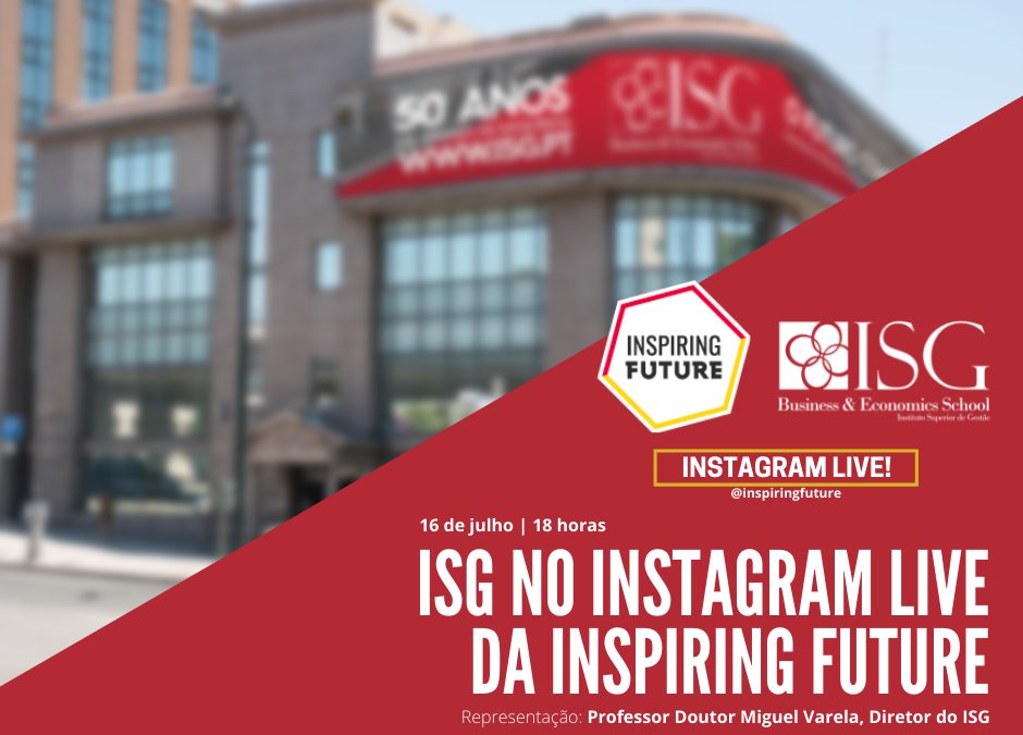 ISG no Instagram Live da Inspiring Future