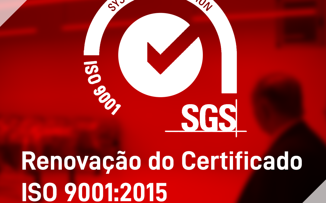 ISG renova Certificado de Qualidade