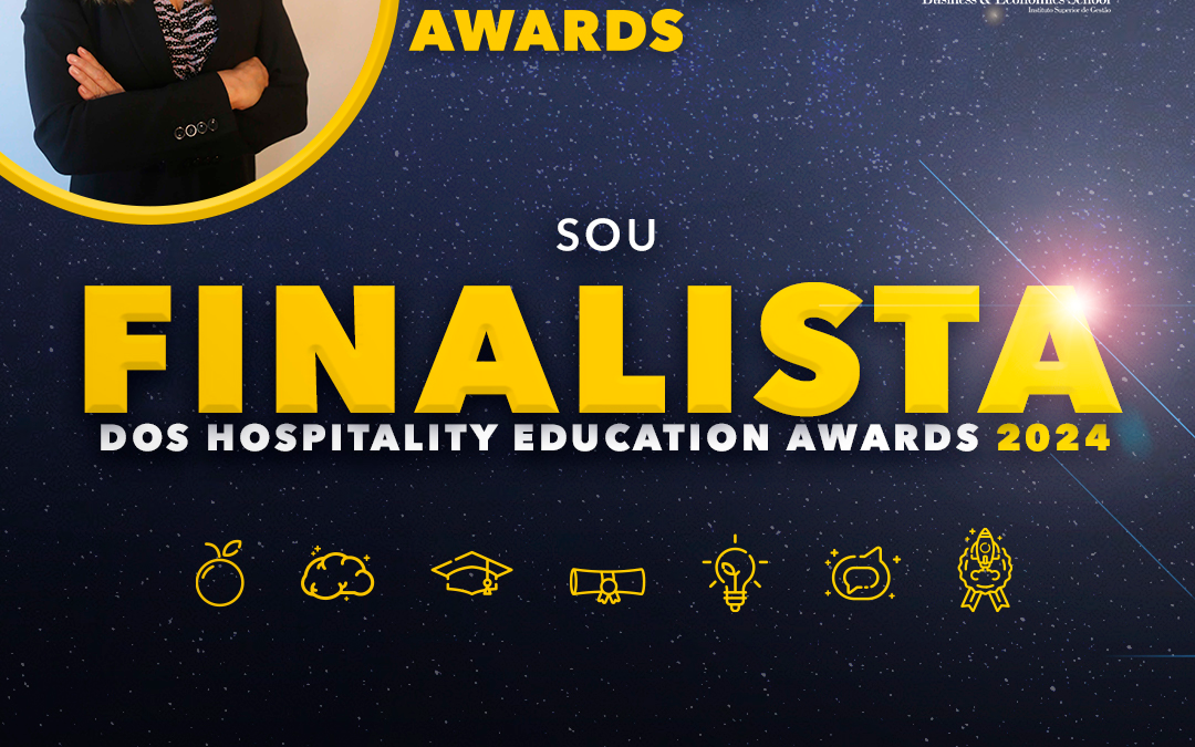 Professora ISG nomeada como Finalista aos Hospitality Education Awards 2024