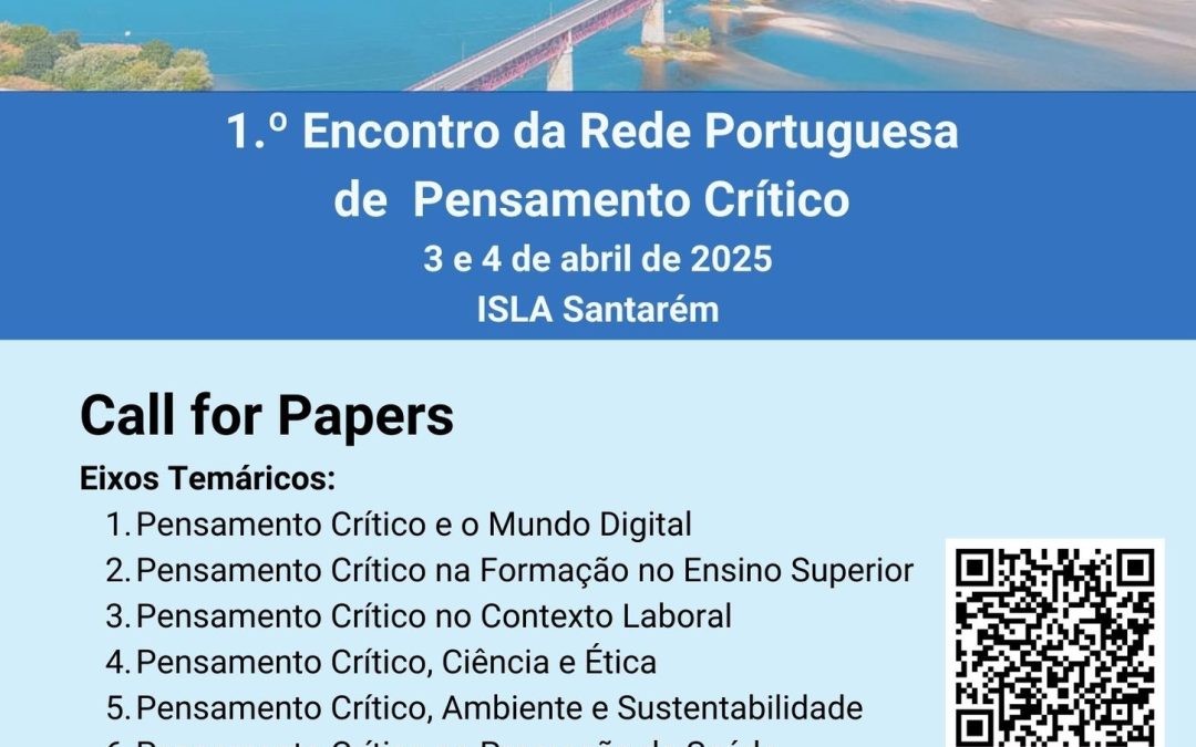 Call for Papers – Rede Portuguesa de Pensamento Crítico